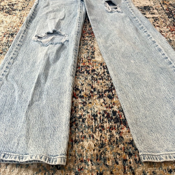 Art Class Light Blue Distressed Women Jeans - Picture 3 of 6